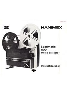 Hanimex Loadmatic 800 manual. Camera Instructions.